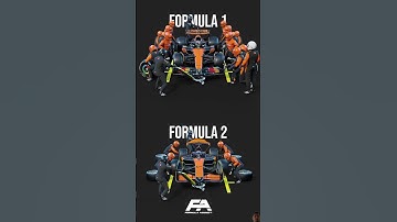 Pit Stop F1/F2 McLaren #shorts #shortvideo #formula1 #formula2 #racing#mclaren