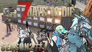 【コラボ】Season2 #7 28日目のブラッドムーンに向けて迎撃拠点がほぼ完成！！【7 Days to Die】【ドラゴン Vtuber】