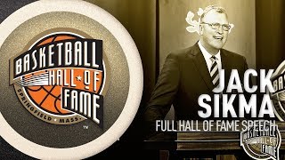 Jack Sikma | Hall of Fame Enshrinement Speech
