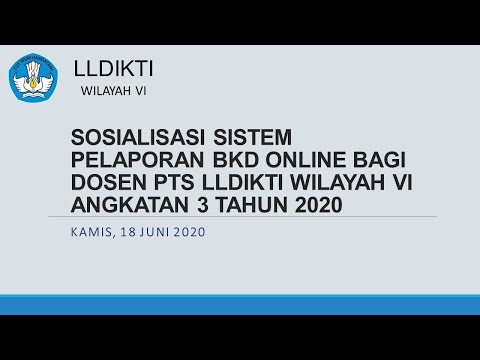 Sosialisasi Sistem Pelaporan BKD Online Bagi Dosen Angkatan 3