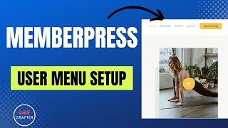 How to Setup Memberpress User Menu in 2024 | Tutorial For Beginners