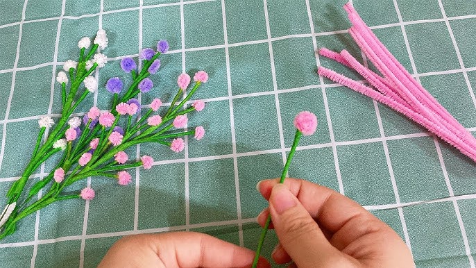 DIY Pipe Cleaners Kit - Carnation