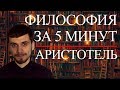 ФИЛОСОФИЯ ЗА 5 МИНУТ | Аристотель