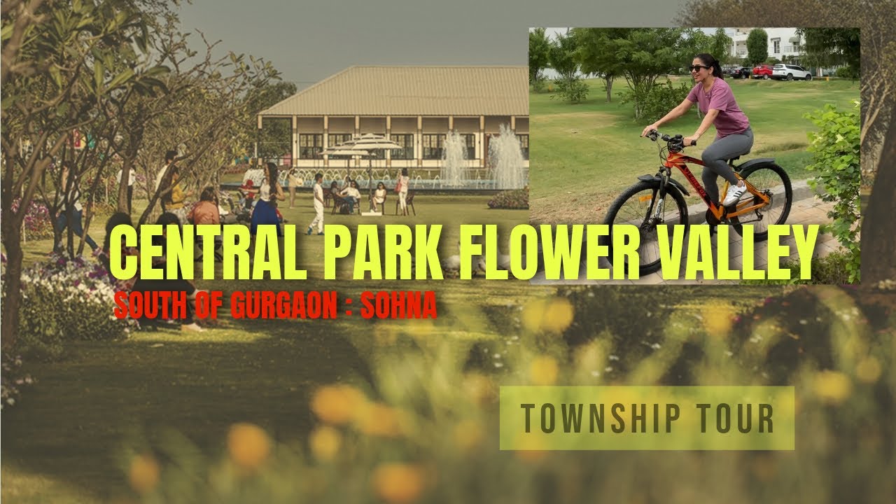 Central Park Flower Valley || Nature + Luxury + Lifestyle || Cycle Tour with Deepti Malik Gurgaon
