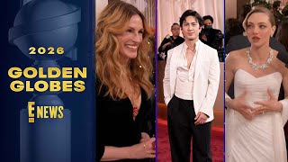 Julia Roberts Hudson Williams  More Must See Red Carpet Interviews  Golden Globes 2026