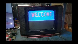 Televista 14 inch local CRT TV , vertical problem,