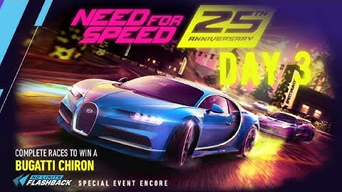 NFS No Limits Flashback BUGATTI CHIRON Special Event Encore - Day 3 #nfsnolimits