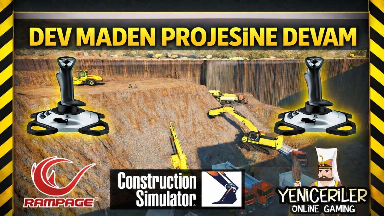 NELER GELDİ BAŞIMIZA NELER | MADEN HAFRİYAT //Construction Simulator 22 //