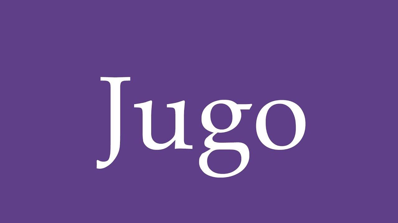How To Pronounce ''Jugo'' (Juice) Correctly in Spanish YouTube