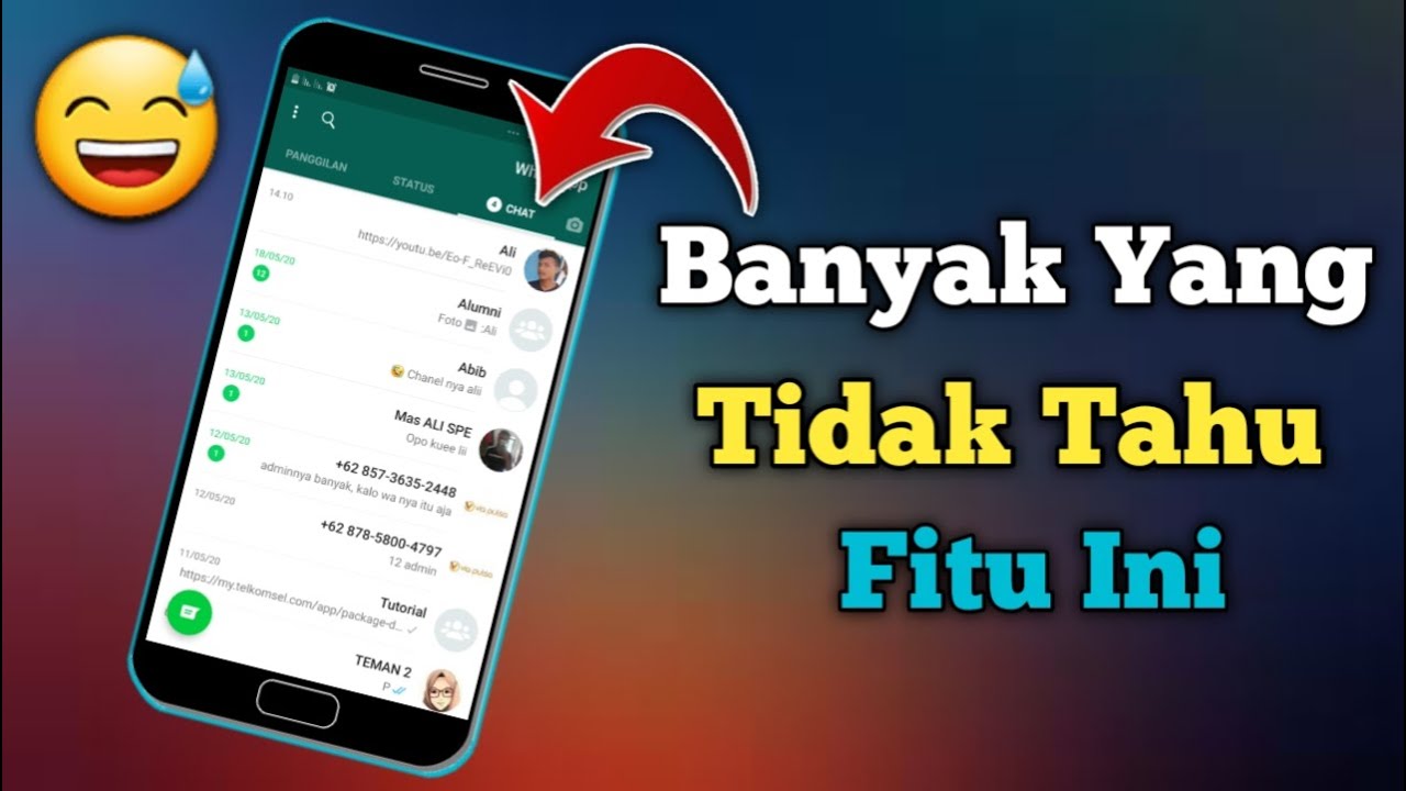 Cara Membuat Tampilan WhatsApp Terbalik 