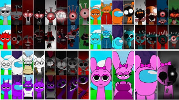 Incredibox Sprunki Mix: Clukr VS Raddy VS Oren VS Sky VS Wenda VS Durple VS Pinki