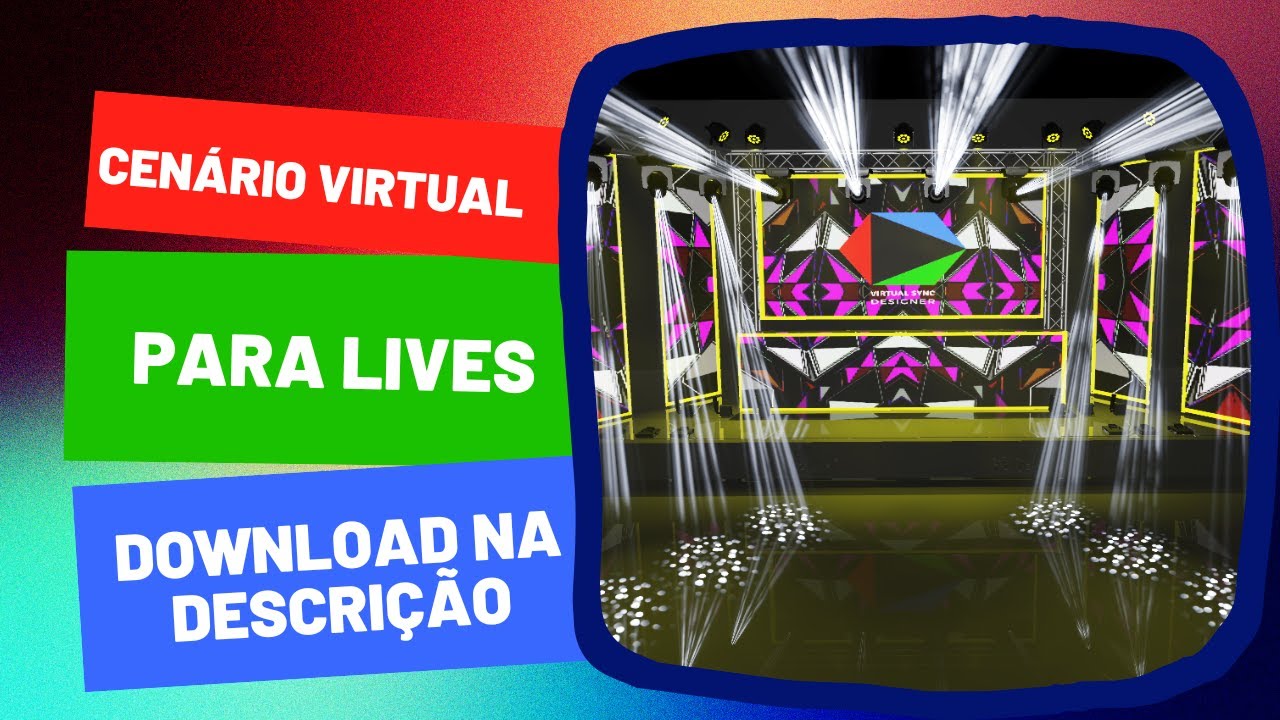CENÁRIO VIRTUAL PARA LIVE DE DJ - 01 - (DOWNLOAD NA DESCRIÇÃO) - YouTube