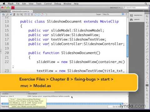 115. Flash & AS3 - Fixing errors in your application
