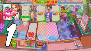 Cooking Saga - Cooking Star Chef Gameplay Walkthrough #1 (Android, IOS) screenshot 1