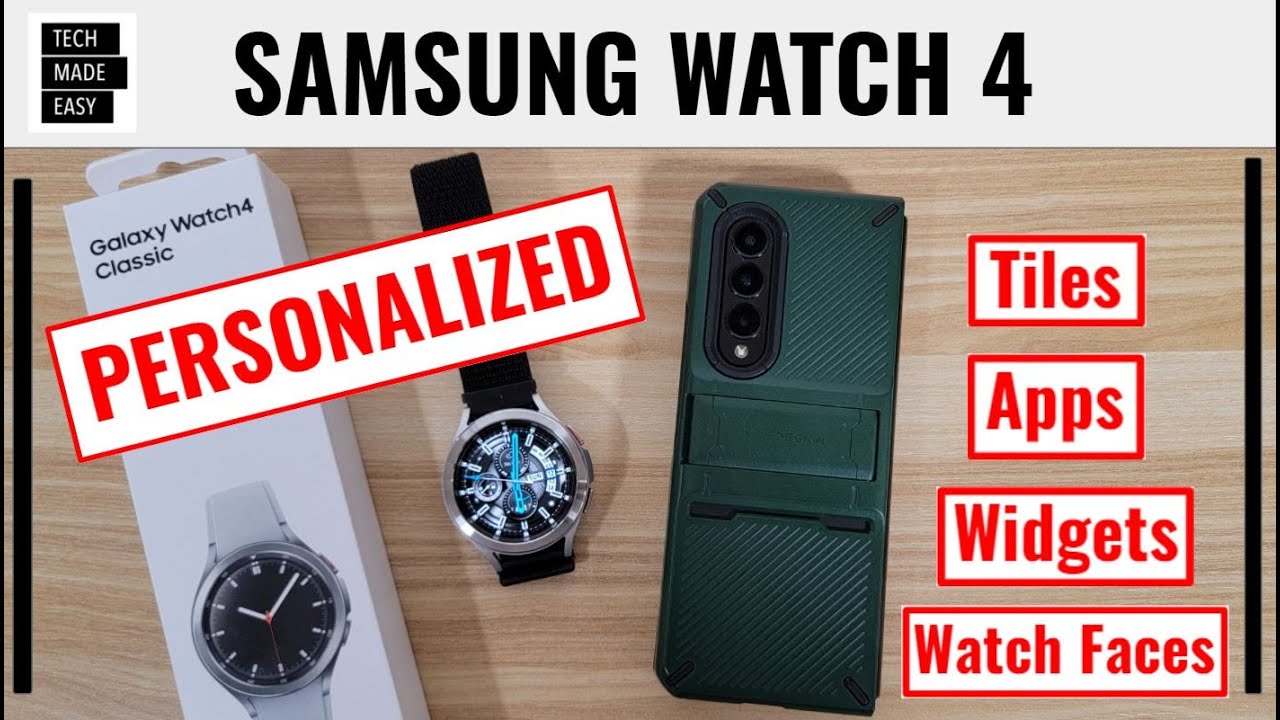 How to PERSONALIZE your Samsung Galaxy Watch 4 - YouTube