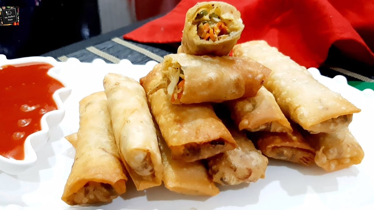 Chicken Spring Roll | iftar recipye | My Perfect Plate (Ramadan special 2021)