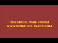 New Model Railroad Forum