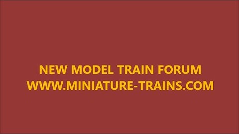 New Model Railroad Forum