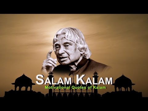 Motivational Quotes of Kalam