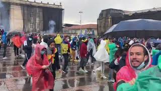 Protesters Disperse In Bogota As Loud Bangs Heard On Steps Of National Capitol