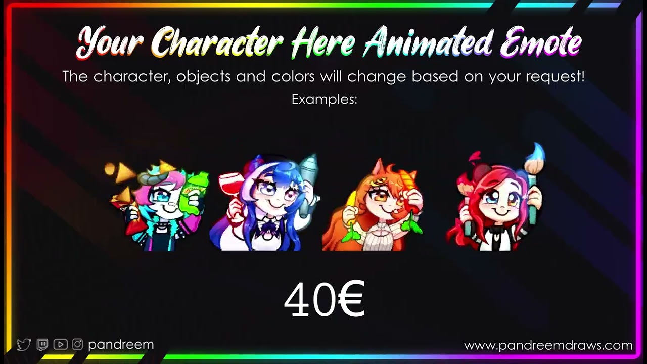 YCH (Your Character Here) Animated emote