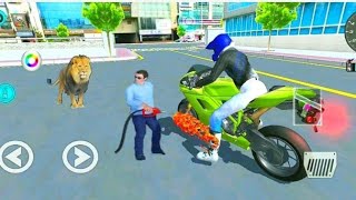 New Parrot Top Speed Racing Motor Bike In Ocean Park 3D Driving Class Simulator #Ali Gamer# screenshot 2
