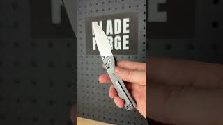 Miguron Vakor - 3.15" M390 Satin Blade, Dark Grey PVD Titanium Handle. MGR-633ADG
