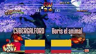 FT5 @samsho4: CYBERGALFORD (CO) vs Boris el animal (CO) [Samurai Shodown IV Fightcade] May 2