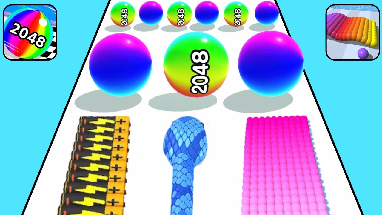 Satisfying Mobile Game Max Gameplay :Number Master,Canvas Run,Ball Run 2048,Battery Run,Fidget Rush