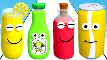New Satisfying Mobile Gaming Juice Run New Gameplay Walkthrough (Android,iOS) Big Update Max Skills