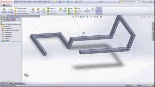 3d sketch solidworks tutorial #1