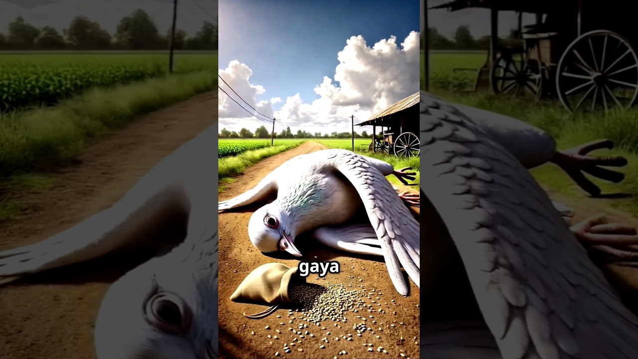 Touching story of pigeon and chicken