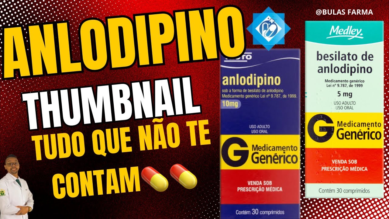 Anlodipino - para que serve e como usar ? - YouTube