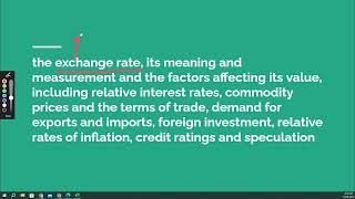 VCE Economics - UNIT 3 AOS 3: Exchange rates 1