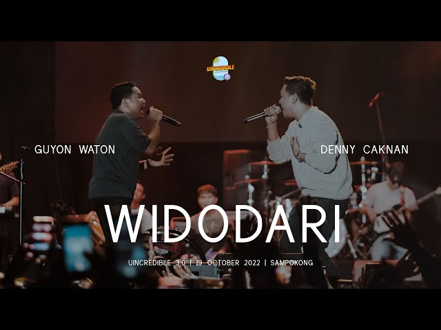 DENNY CAKNAN FEAT GUYON WATON | WIDODARI LIVE AT UINCREDIBLE 3.0 class=