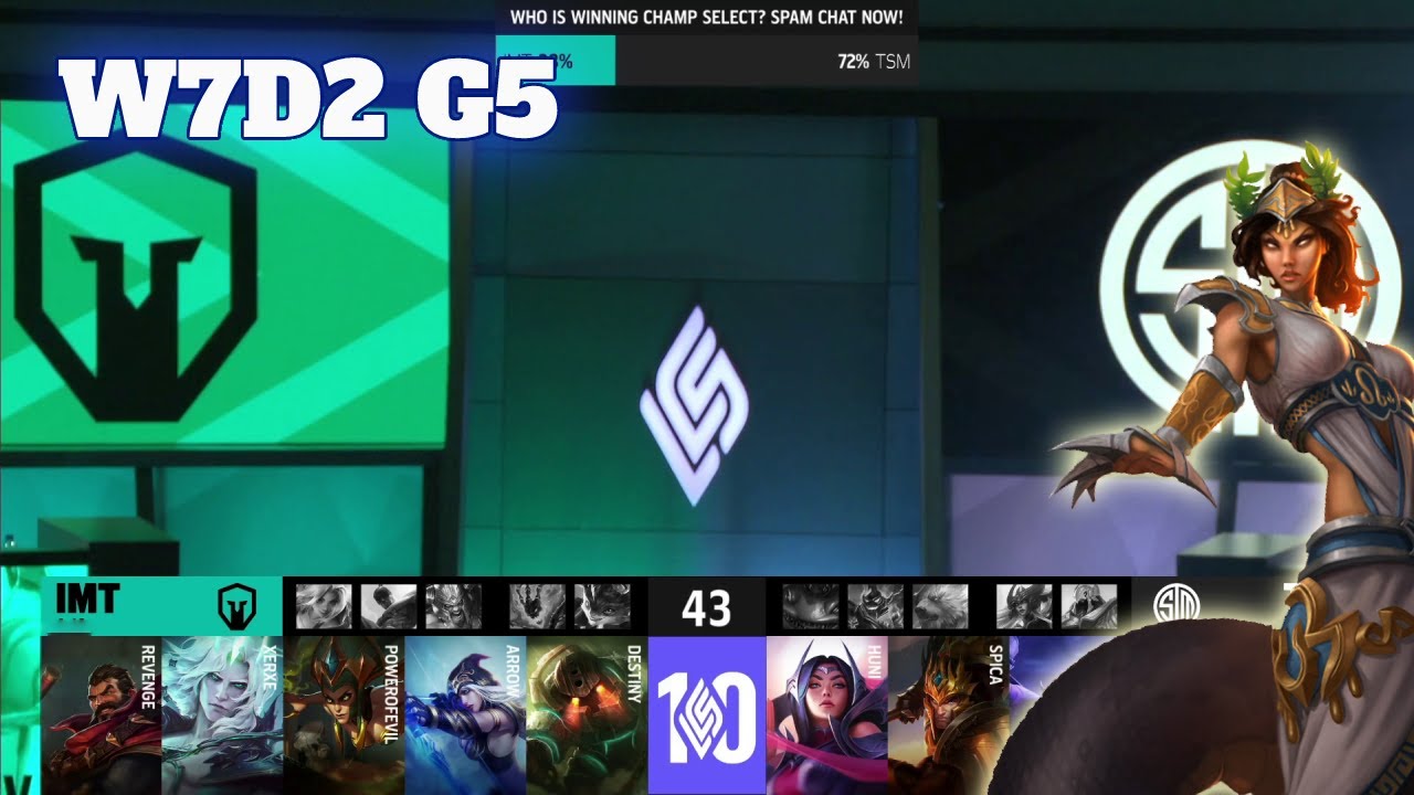 IMT vs TSM | Week 7 Day 2 S12 LCS Spring 2022 | Immortals vs TSM W7D2 Full Game