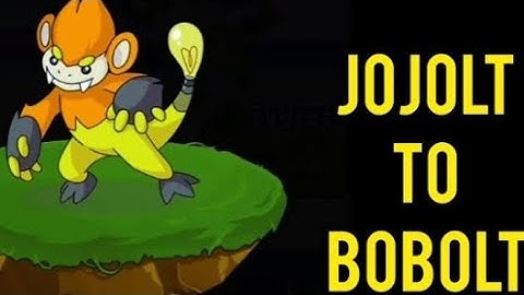 Dynamons world Jojolt evolve to Bobolt level 30 to 55