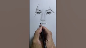 Drawing girl - Realistic pencil sketch  #drawing #art #portraitdrawing #pencildrawing #sketch