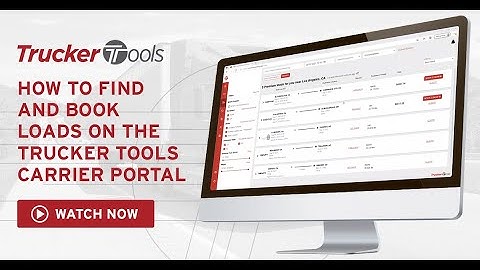How To Find and Book Loads on the Trucker Tools Carrier Portal