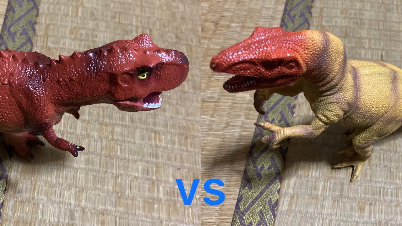 カルノタウルスvsアロサウルス Carnotaurus vs Allosaurus YouTube