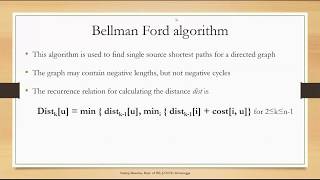 Bellman Ford Algorithm - Dynamic Programming