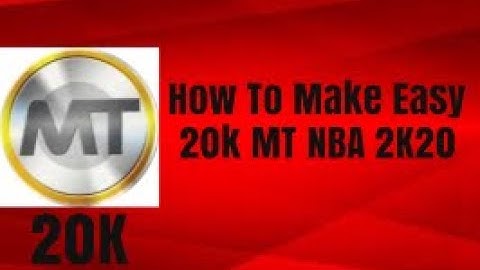 HOW TO MAKE VERY EASY 20K MT IN NBA 2K20 MYTEAM!!!