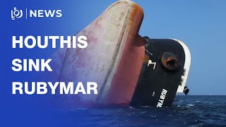 One year ago: Yemen's Houthis sank Rubymar cargo ship in the Red Sea