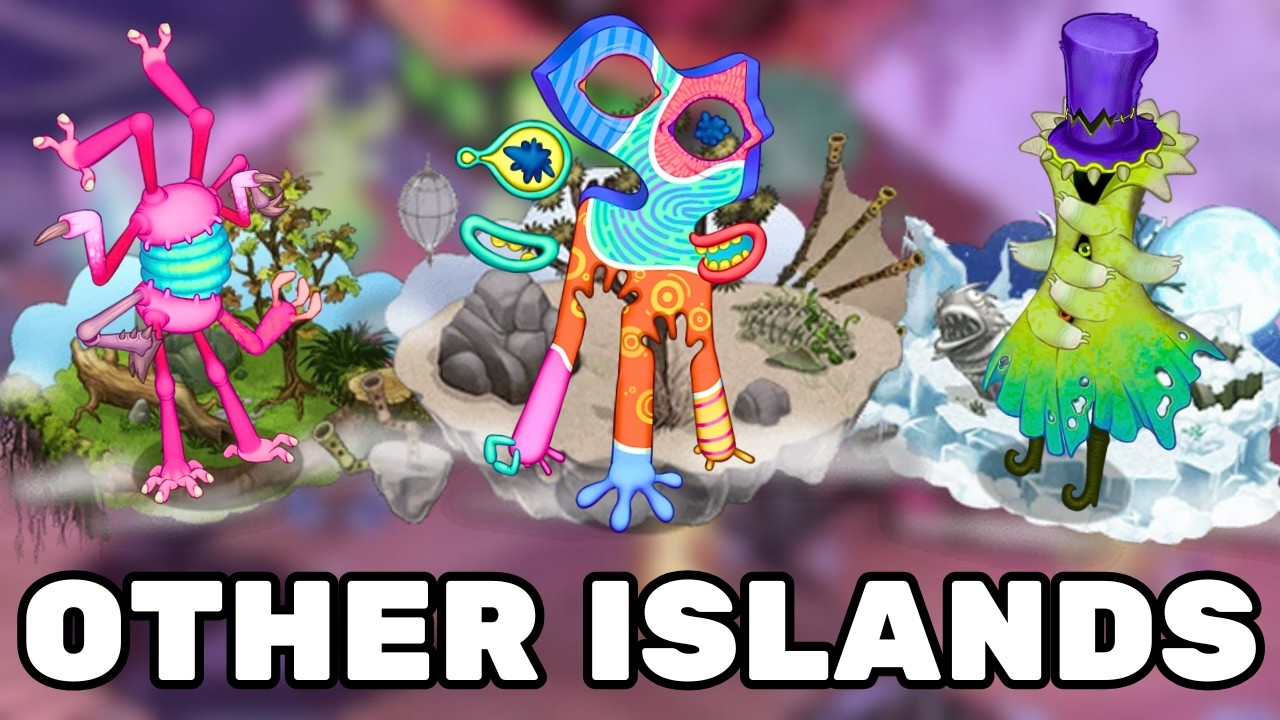 Что если бы карнавальные монстры Пайронормала обитали на других островах?┃Мои поющие монстры