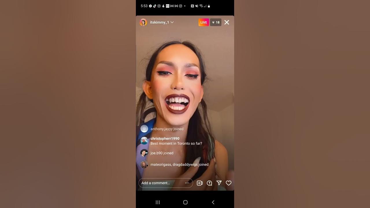kimmy couture - canada's drag race s3 - instagram live - saturday, 25 ...