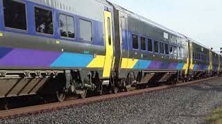 Amtrak train 11 and Gold Runner 710 27mar26