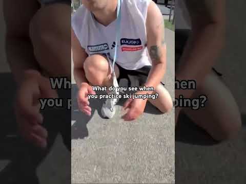 POV You are a ski jumper 