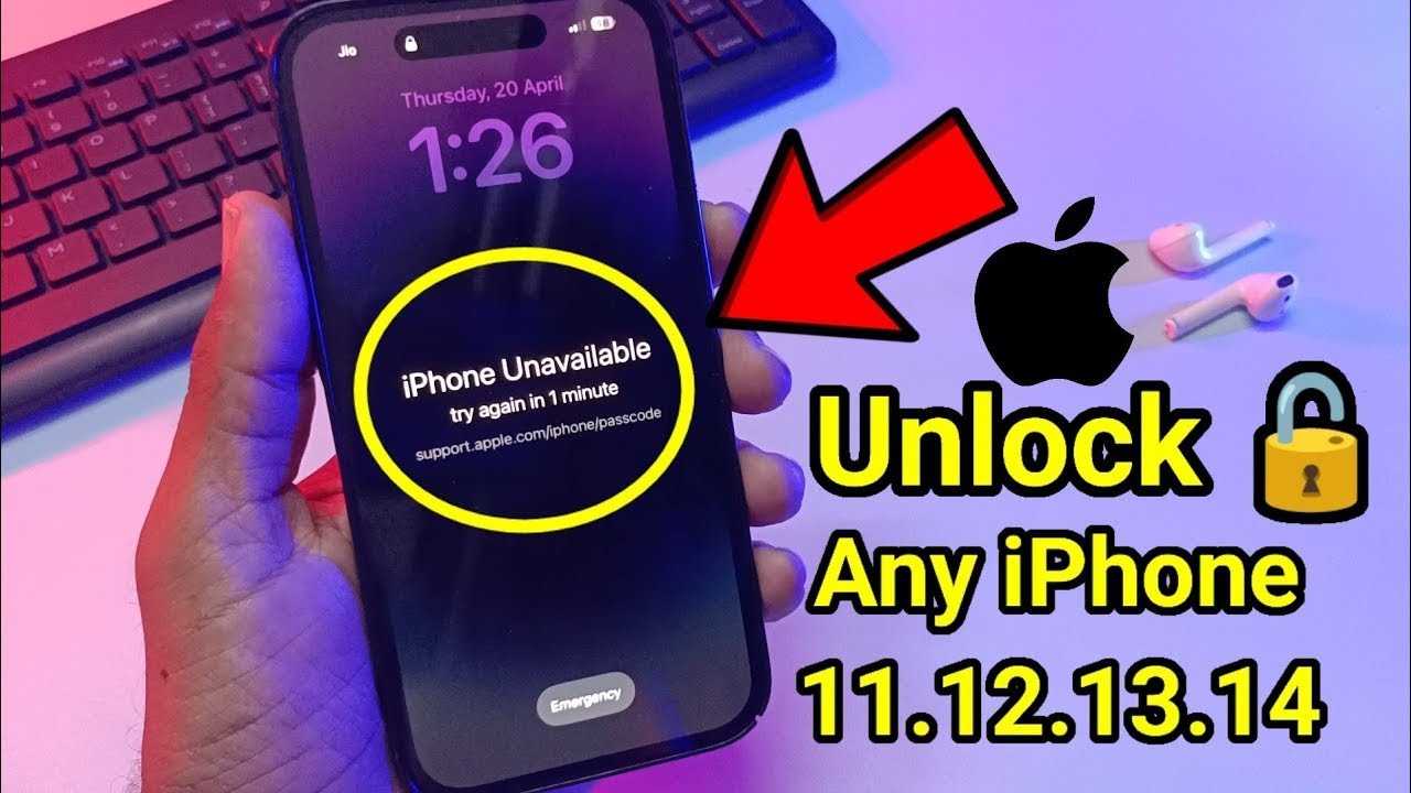 unlock iphone without passcode | how to unlock iphone if forgot password | Forgot iPhone Passcode?