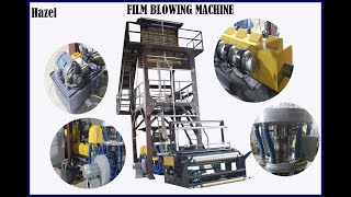 high speed nylon extruding machine with rotary die and double winding