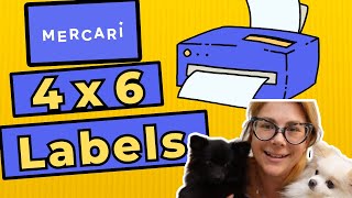 Mercari 4x6 labels UPDATE! How to print 4x6 labels for your printer. EASY fix for 2 sheet error